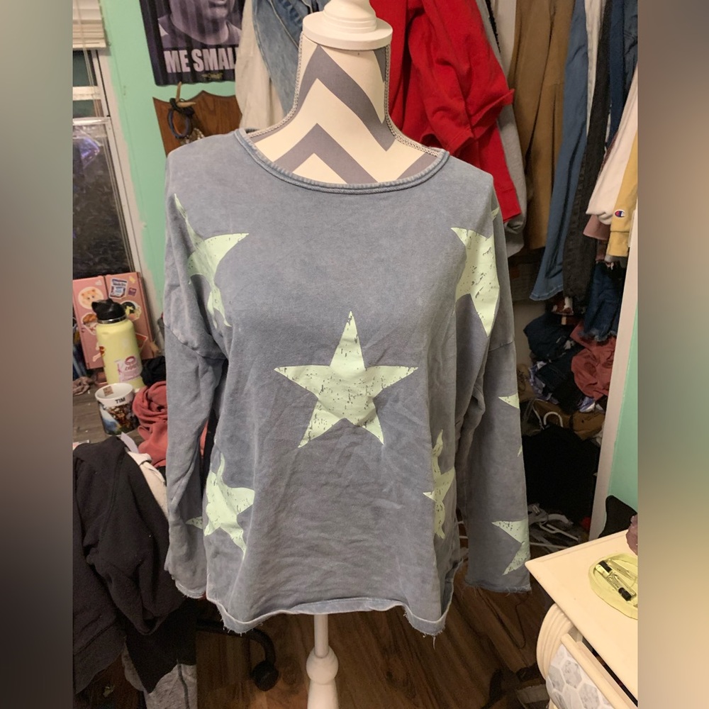 Eagle star shirt, long sleeves